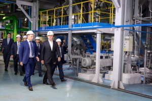 Мэр Москвы Сергей Собянин осмотрел новый парогазовый энергоблок мощностью 220 МВт на ТЭЦ-12