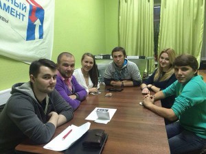 Встреча куратора молодежных палат (МП) ЮАО Юлии Макарцевой с молодыми парламентариями прошла в районе Нагатино-Садовники