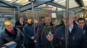 Мэр Москвы Сергей Собянин посетил новую станцию "Технопарк"