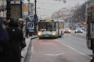 С 11 января выделенная полоса появилась еще на одном участке Варшавского шоссе