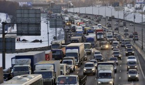 Средняя скорость движения транспорта в Москве значительно выросла