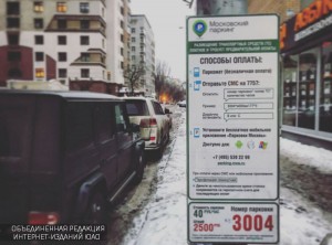 Платная парковка на улице Александра Невского