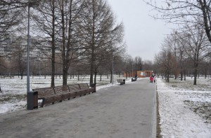 В «Садовниках» для москвичей проводят бесплатные уроки скандинавской ходьбы
