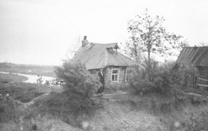 На фото дом в деревне Нагатино