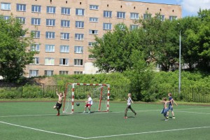 В районе Москворечье-Сабурово появится футбольное поле