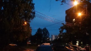 На улице Академика Миллонщикова починили фонари 