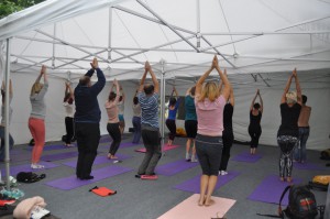 К занятиям йоге и дыхательным практикам могли присоединиться все желающие