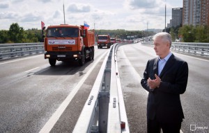 Собянин рассказал о том, как изменится транспортная ситуация в Москве после открытия Волоколамского путепровода и развязки на Ленинградке 
