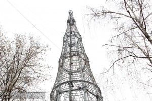 На фото Шуховская башня на Шаболовке 