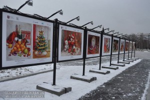 Зимняя выставка в парке "Садовники"
