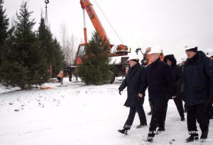 Сергей Собянин в ходе осмотра строительства парка "Зарядье"