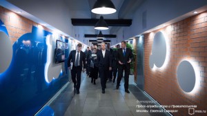 Сергей Собянин в ходе посещения технопарка "Кванториум"
