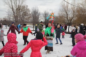 Празднование Масленицы в парке "Коломенское"
