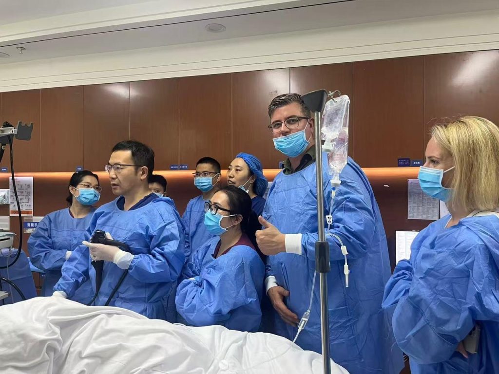 Врачи НМИЦ онкологии имени Николая Блохина посетили медицинский центр в Китае. Фото: официальная страница Национального медицинского исследовательского центра онкологии имени Николая Блохина в социальных сетях