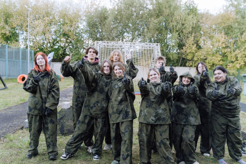 Военно-тактическая игра прошла в Технологическом колледже №34. Фото: страница Технологического колледжа №34 в социальных сетях