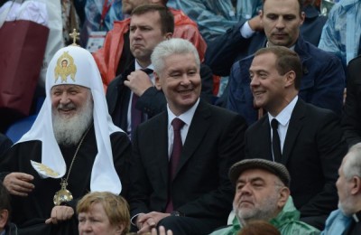 Сергей Собянин поздравил горожан вместе с премьер-министром