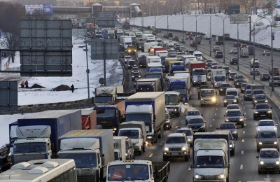Средняя скорость движения транспорта в Москве значительно выросла