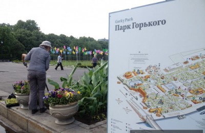 Благоустройство территории и реконструкцию павильонов проведут в Парке Горького перед наступлением летнего сезона