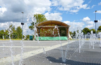 В период майских праздников в парке «Садовники» начали работать фонтаны