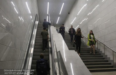 Современные энергосберегающие эскалаторы установили на станциях МЦК