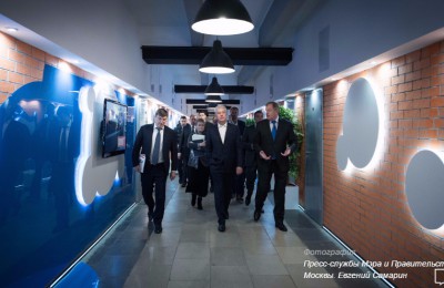 Сергей Собянин в ходе посещения технопарка "Кванториум"