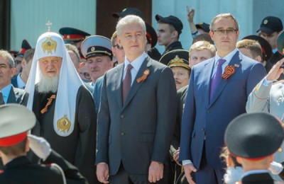 Сергей Собянин посетил парад кадет