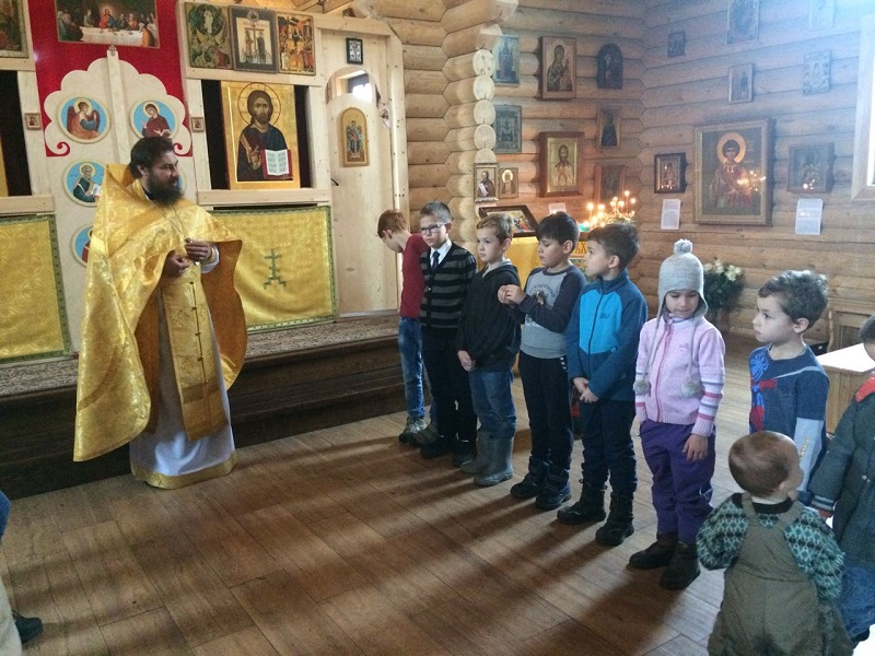 Посвящение в храме преподобного Алексия
