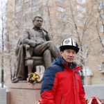 Собянин открыл в Москве памятник писателю Чингизу Айтматову