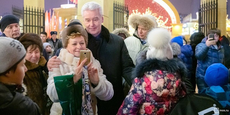 Собянин: Новогодние мероприятия в столице посетили 12,6 млн. человек