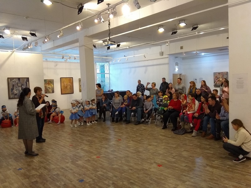 Пусть небо будет голубым: дошкольники из Нагатина-Садовников выступили на концерте в честь Дня защитника Отечества