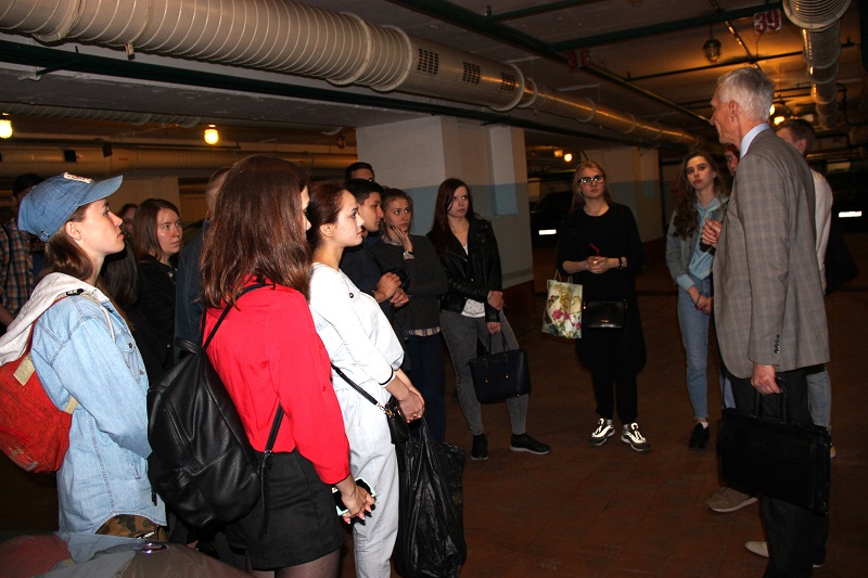 Студенты Академии гражданской защиты побывали на практике в защитном сооружение гражданской обороны столицы