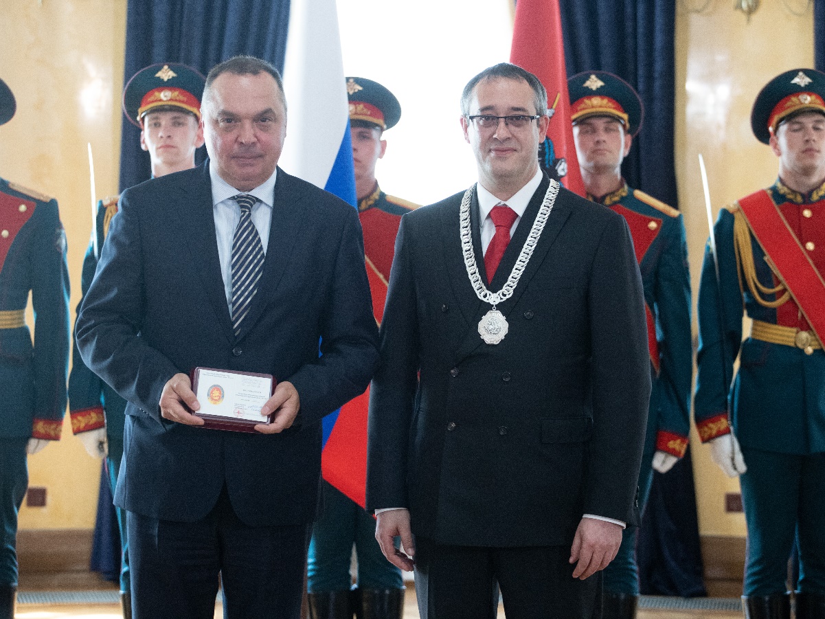 Управление Росреестра по Москве отмечено Почетным знаком Мосгордумы за вклад в развитие столицы