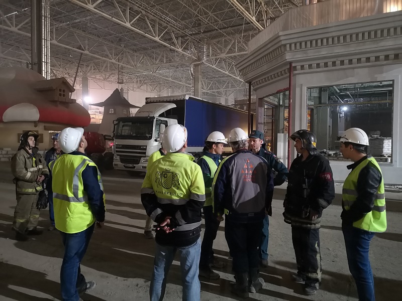 Пожарные 20 ПСЧ провели пожарно-тактические занятия