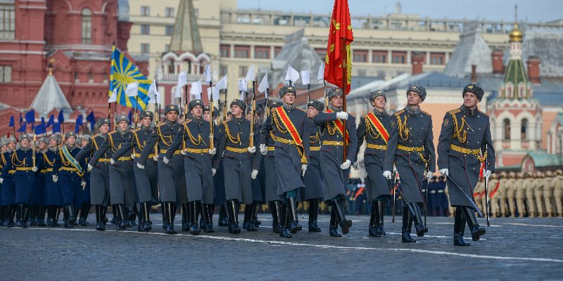 «Юнармия», кадеты, торжественный парад, Красная площадь