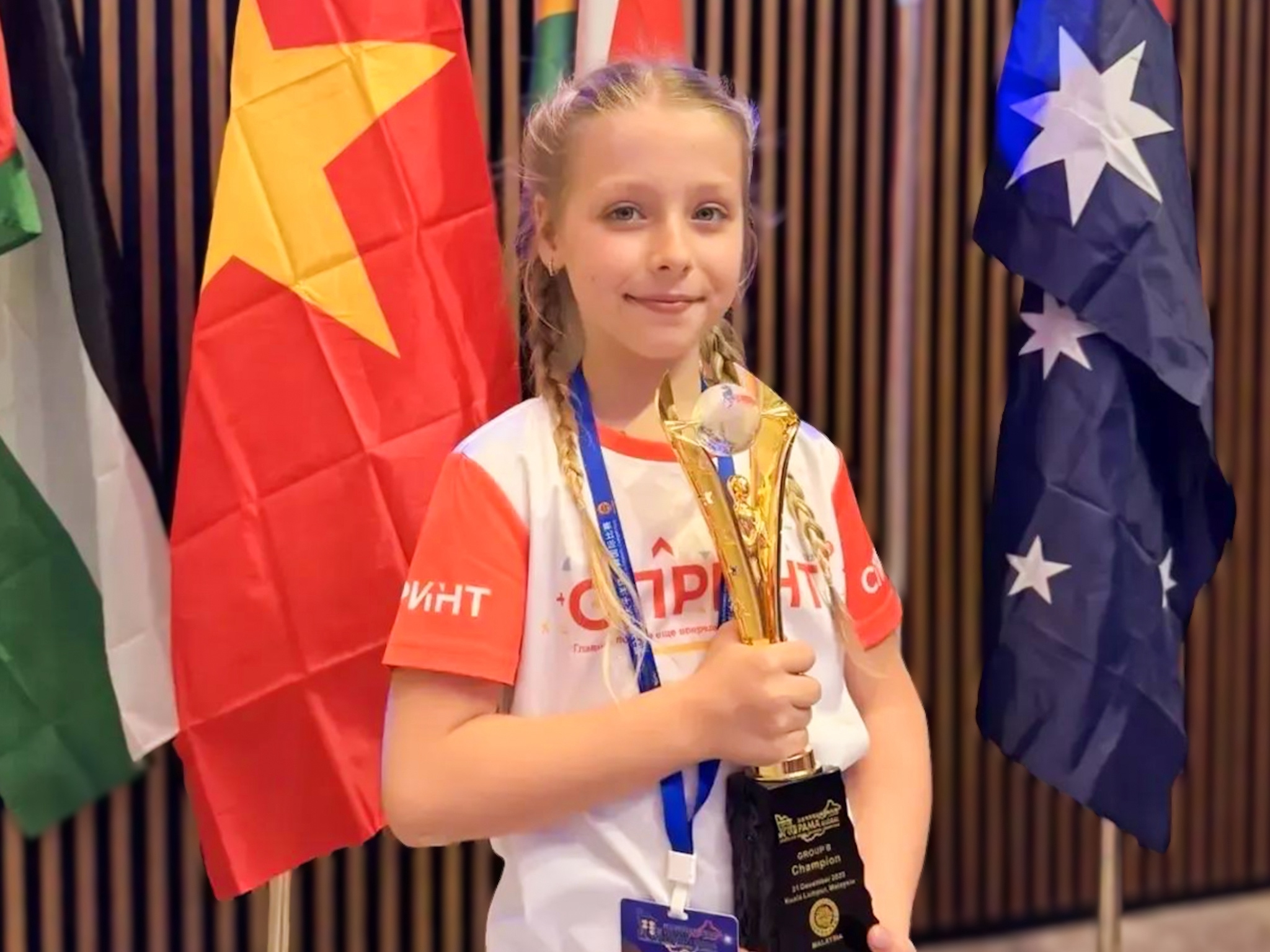 Ученица школы №507 стала достигла побед на международных и всероссийских конкурсах. Фото: страница школы №507 в социальных сетях