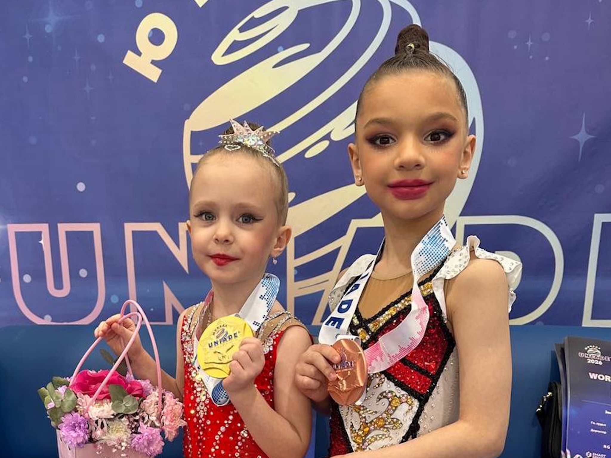 Гимнастки школы №507 выступили на Международной юниаде. Фото: страница школы №507 в социальных сетях